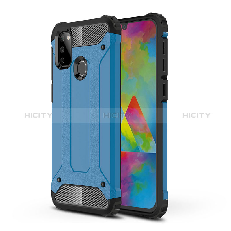 Coque Contour Silicone et Plastique Housse Etui Mat WL1 pour Samsung Galaxy M30s Plus