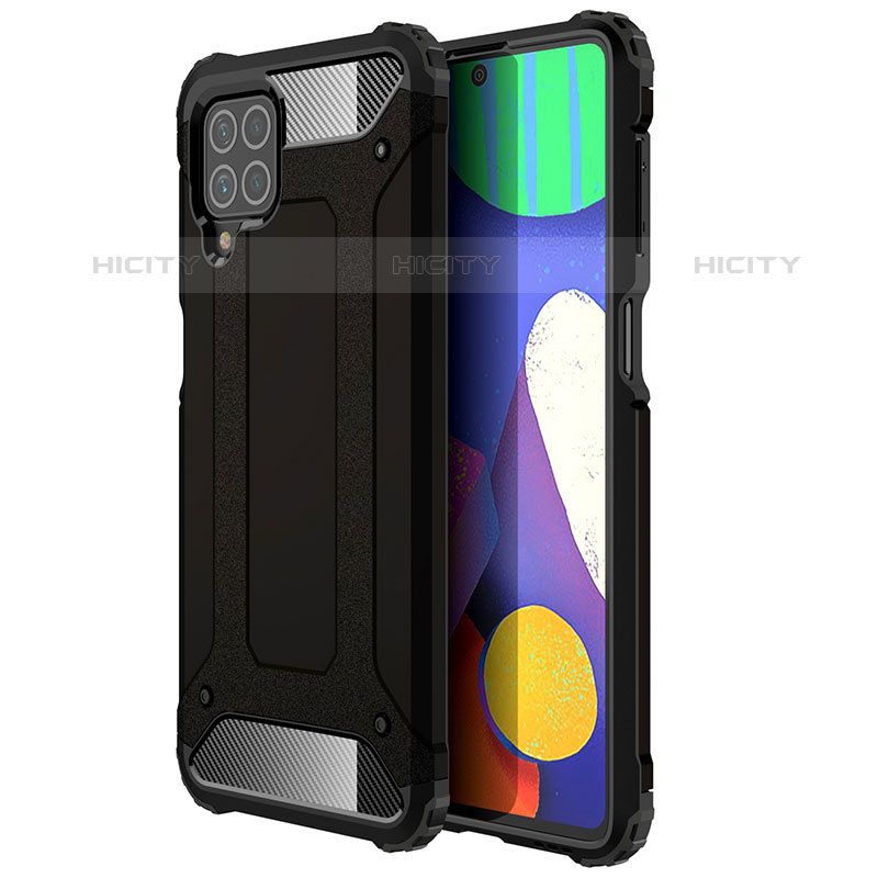 Coque Contour Silicone et Plastique Housse Etui Mat WL1 pour Samsung Galaxy M62 4G Noir Plus