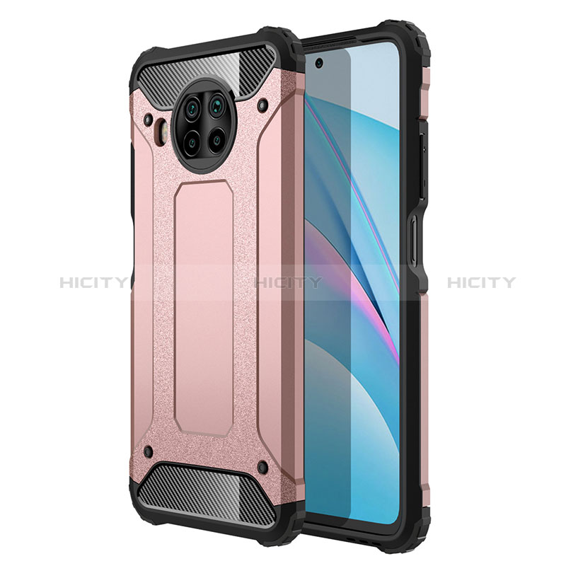 Coque Contour Silicone et Plastique Housse Etui Mat WL1 pour Xiaomi Mi 10T Lite 5G Or Rose Plus