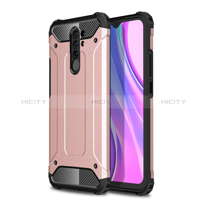 Coque Contour Silicone et Plastique Housse Etui Mat WL1 pour Xiaomi Poco M2 Plus