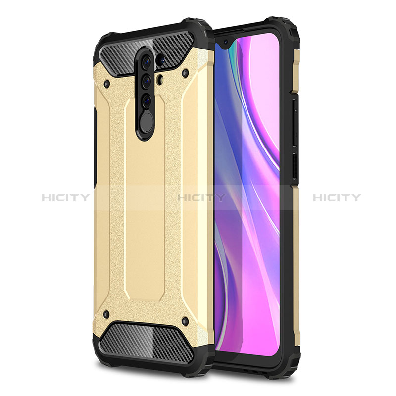 Coque Contour Silicone et Plastique Housse Etui Mat WL1 pour Xiaomi Poco M2 Plus