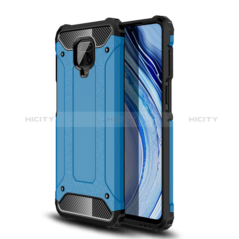 Coque Contour Silicone et Plastique Housse Etui Mat WL1 pour Xiaomi Poco M2 Pro Plus