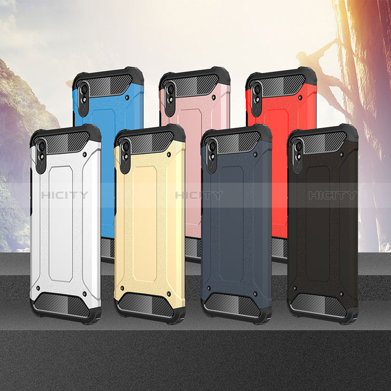 Coque Contour Silicone et Plastique Housse Etui Mat WL1 pour Xiaomi Redmi 9i Plus