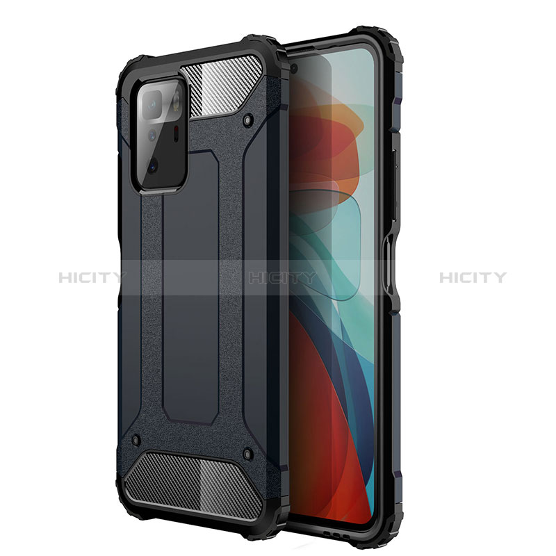 Coque Contour Silicone et Plastique Housse Etui Mat WL1 pour Xiaomi Redmi Note 10 Pro 5G Plus