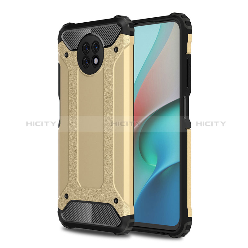 Coque Contour Silicone et Plastique Housse Etui Mat WL1 pour Xiaomi Redmi Note 9 5G Or Plus