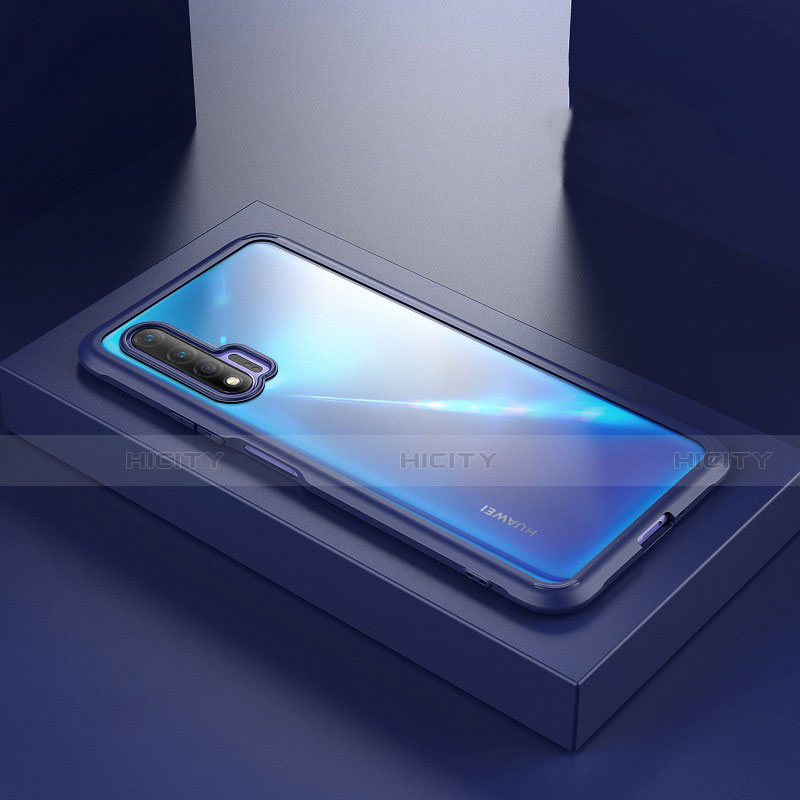 Coque Contour Silicone et Plastique Housse Etui Mat Z01 pour Huawei Nova 6 5G Bleu Plus