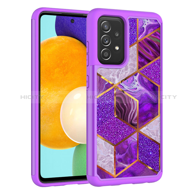 Coque Contour Silicone et Plastique Housse Etui Protection Integrale 360 Degres JX1 pour Samsung Galaxy A52s 5G Plus