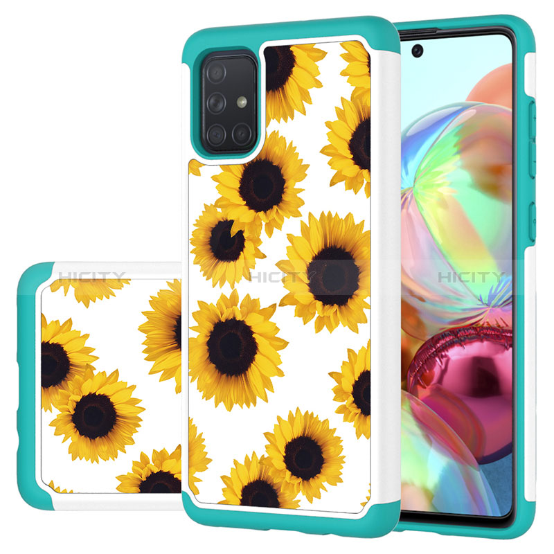 Coque Contour Silicone et Plastique Housse Etui Protection Integrale 360 Degres JX1 pour Samsung Galaxy A71 5G Plus