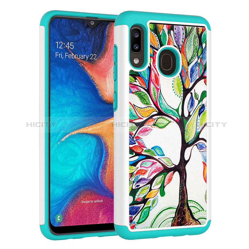 Coque Contour Silicone et Plastique Housse Etui Protection Integrale 360 Degres JX1 pour Samsung Galaxy M10S Plus