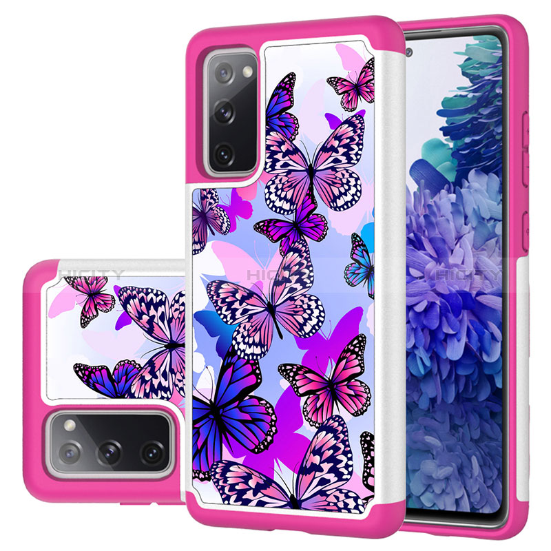 Coque Contour Silicone et Plastique Housse Etui Protection Integrale 360 Degres JX1 pour Samsung Galaxy S20 Lite 5G Plus