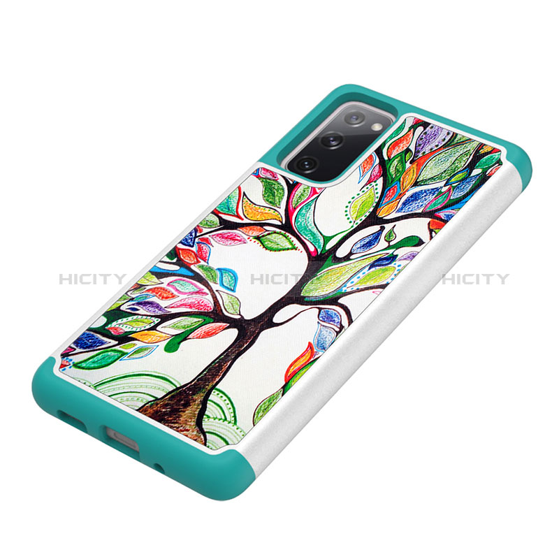 Coque Contour Silicone et Plastique Housse Etui Protection Integrale 360 Degres JX1 pour Samsung Galaxy S20 Lite 5G Plus