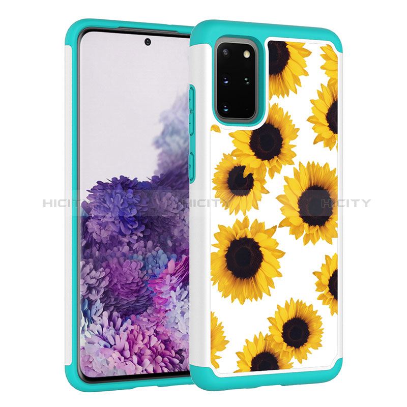 Coque Contour Silicone et Plastique Housse Etui Protection Integrale 360 Degres JX1 pour Samsung Galaxy S20 Plus 5G Jaune Plus