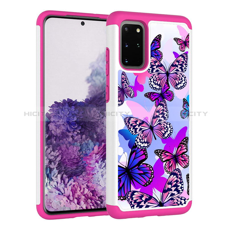 Coque Contour Silicone et Plastique Housse Etui Protection Integrale 360 Degres JX1 pour Samsung Galaxy S20 Plus 5G Plus