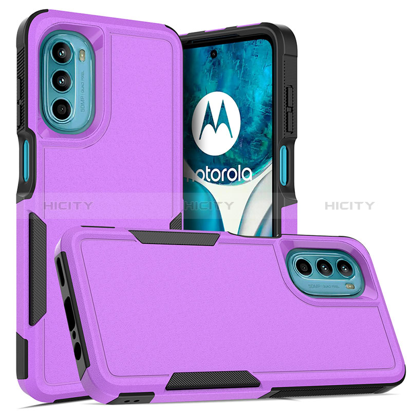 Coque Contour Silicone et Plastique Housse Etui Protection Integrale 360 Degres MQ1 pour Motorola Moto G82 5G Plus