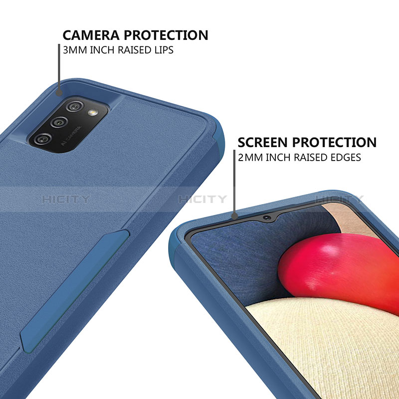 Coque Contour Silicone et Plastique Housse Etui Protection Integrale 360 Degres MQ1 pour Samsung Galaxy A02s Plus