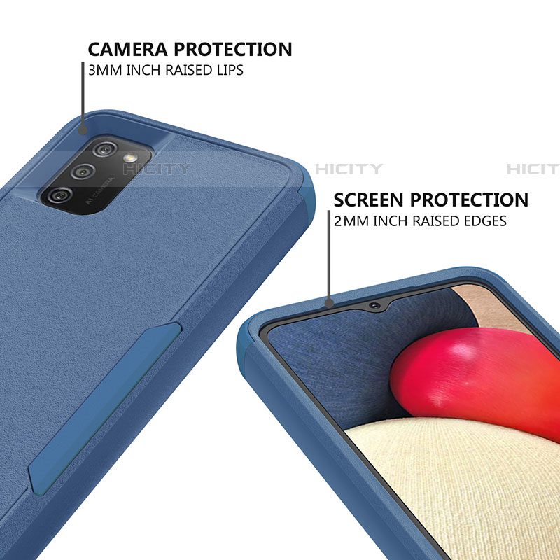 Coque Contour Silicone et Plastique Housse Etui Protection Integrale 360 Degres MQ1 pour Samsung Galaxy A03s Plus