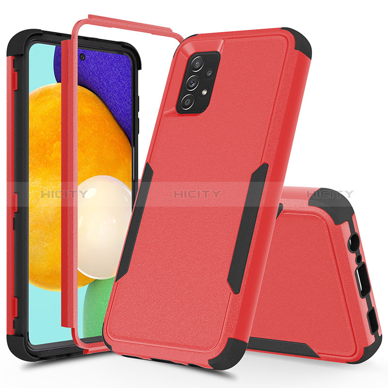 Coque Contour Silicone et Plastique Housse Etui Protection Integrale 360 Degres MQ1 pour Samsung Galaxy A52s 5G Plus