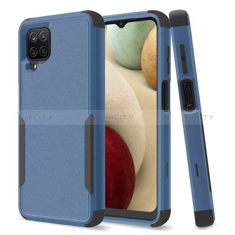 Coque Contour Silicone et Plastique Housse Etui Protection Integrale 360 Degres MQ1 pour Samsung Galaxy M12 Plus