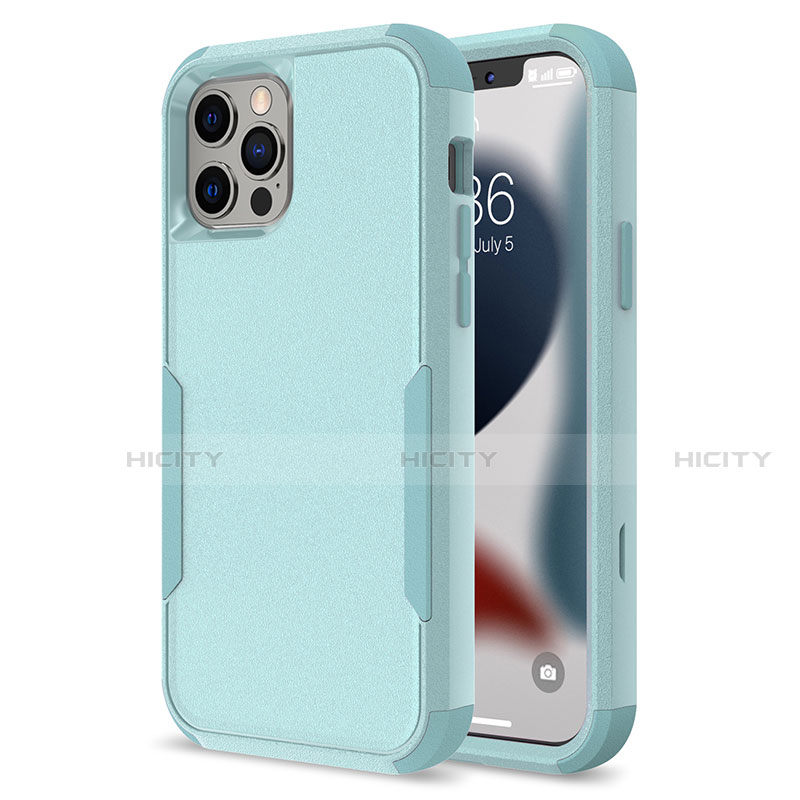 Coque Contour Silicone et Plastique Housse Etui Protection Integrale 360 Degres pour Apple iPhone 13 Pro Max Plus