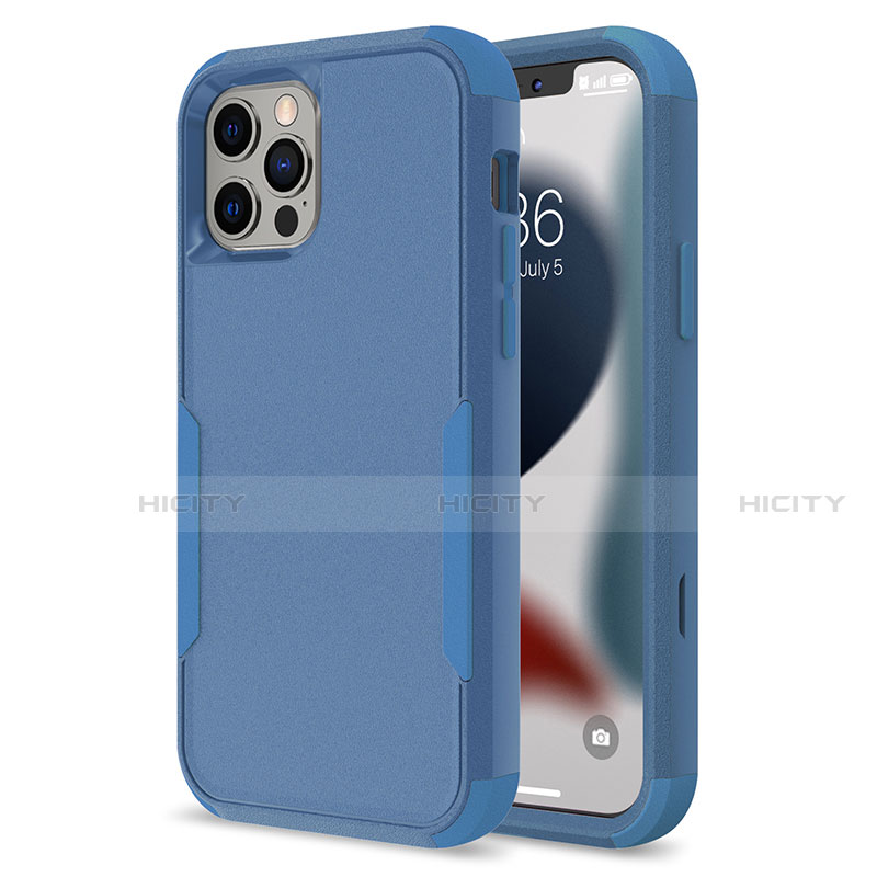 Coque Contour Silicone et Plastique Housse Etui Protection Integrale 360 Degres pour Apple iPhone 13 Pro Max Plus