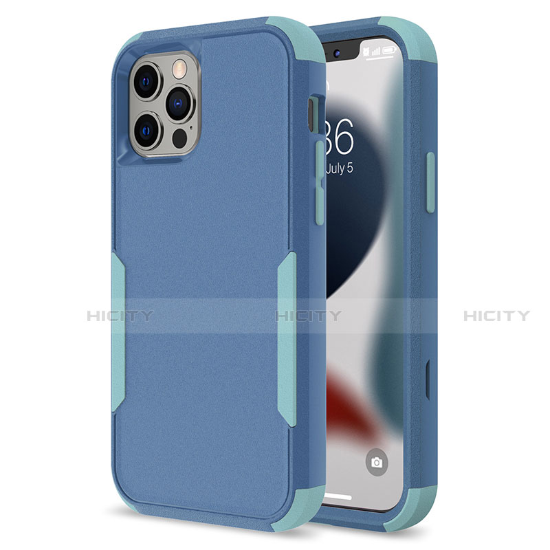 Coque Contour Silicone et Plastique Housse Etui Protection Integrale 360 Degres pour Apple iPhone 13 Pro Max Plus