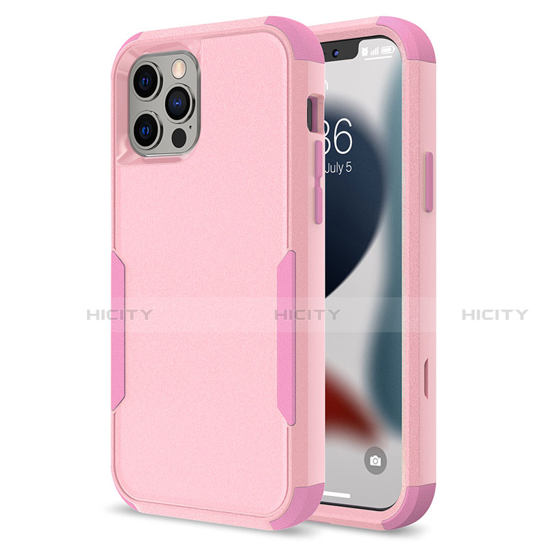 Coque Contour Silicone et Plastique Housse Etui Protection Integrale 360 Degres pour Apple iPhone 13 Pro Plus