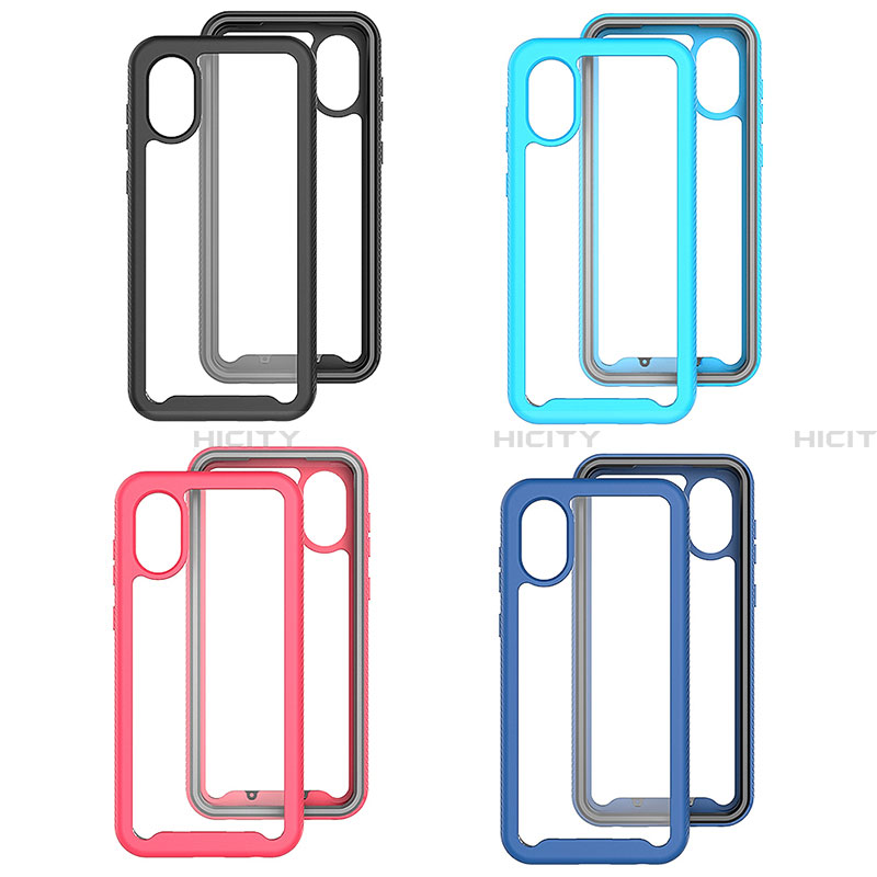 Coque Contour Silicone et Plastique Housse Etui Protection Integrale 360 Degres pour Samsung Galaxy A03 Core Plus