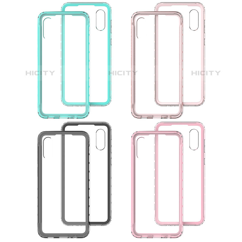 Coque Contour Silicone et Plastique Housse Etui Protection Integrale 360 Degres pour Samsung Galaxy M02 Plus