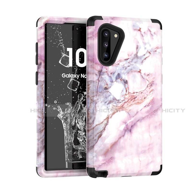 Coque Contour Silicone et Plastique Housse Etui Protection Integrale 360 Degres pour Samsung Galaxy Note 10 5G Plus