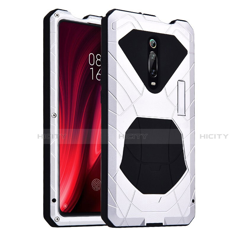 Coque Contour Silicone et Plastique Housse Etui Protection Integrale 360 Degres R01 pour Xiaomi Mi 9T Blanc Plus