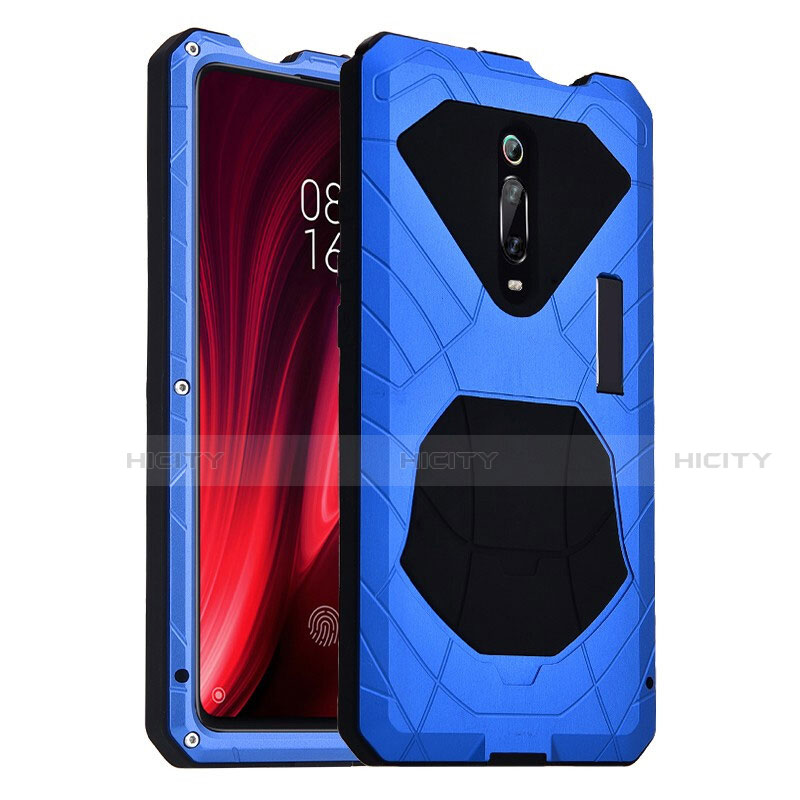 Coque Contour Silicone et Plastique Housse Etui Protection Integrale 360 Degres R01 pour Xiaomi Mi 9T Bleu Plus