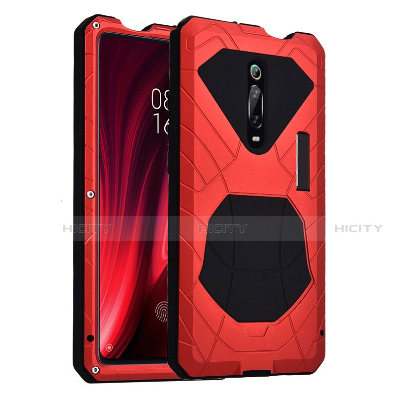 Coque Contour Silicone et Plastique Housse Etui Protection Integrale 360 Degres R01 pour Xiaomi Mi 9T Rouge Plus