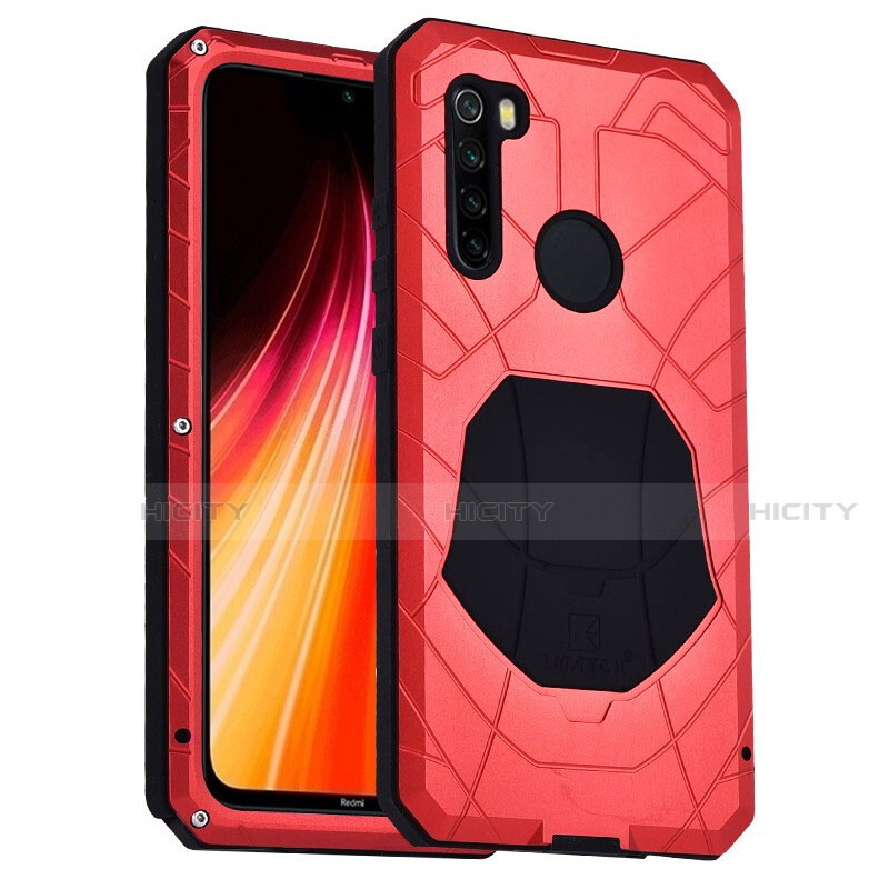 Coque Contour Silicone et Plastique Housse Etui Protection Integrale 360 Degres R01 pour Xiaomi Redmi Note 8 Rouge Plus