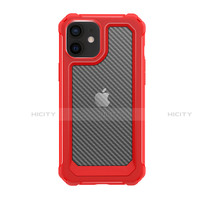 Coque Contour Silicone et Plastique Housse Etui Protection Integrale 360 Degres R02 pour Apple iPhone 12 Mini Plus