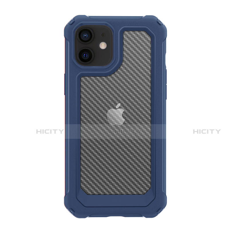 Coque Contour Silicone et Plastique Housse Etui Protection Integrale 360 Degres R02 pour Apple iPhone 12 Plus