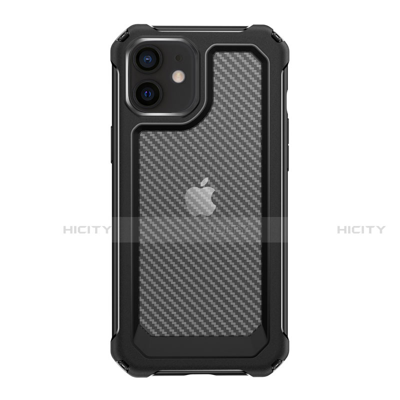 Coque Contour Silicone et Plastique Housse Etui Protection Integrale 360 Degres R02 pour Apple iPhone 12 Plus