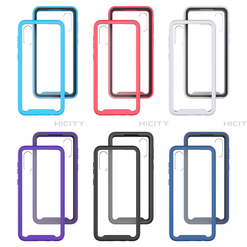 Coque Contour Silicone et Plastique Housse Etui Protection Integrale 360 Degres U01 pour Samsung Galaxy A02 Plus