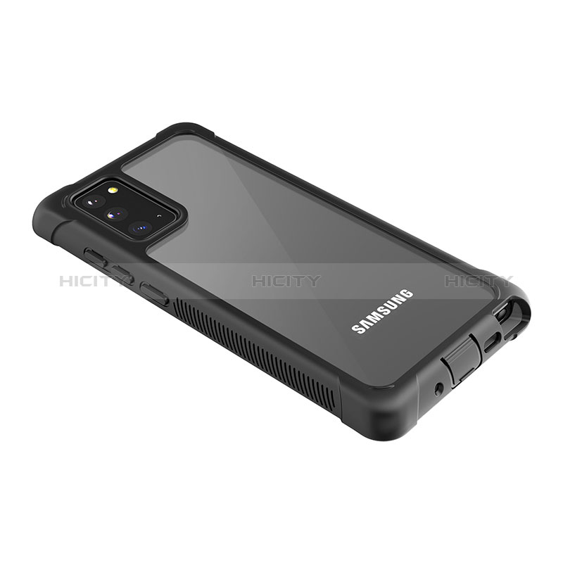 Coque Contour Silicone et Plastique Housse Etui Protection Integrale 360 Degres U01 pour Samsung Galaxy Note 20 5G Noir Plus