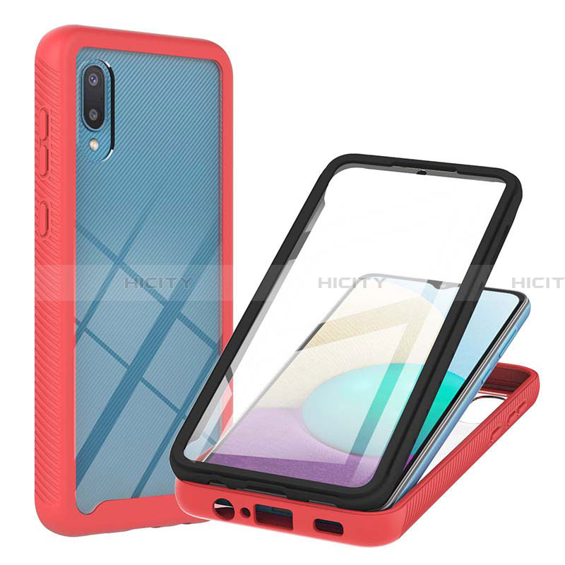 Coque Contour Silicone et Plastique Housse Etui Protection Integrale 360 Degres U02 pour Samsung Galaxy A02 Plus