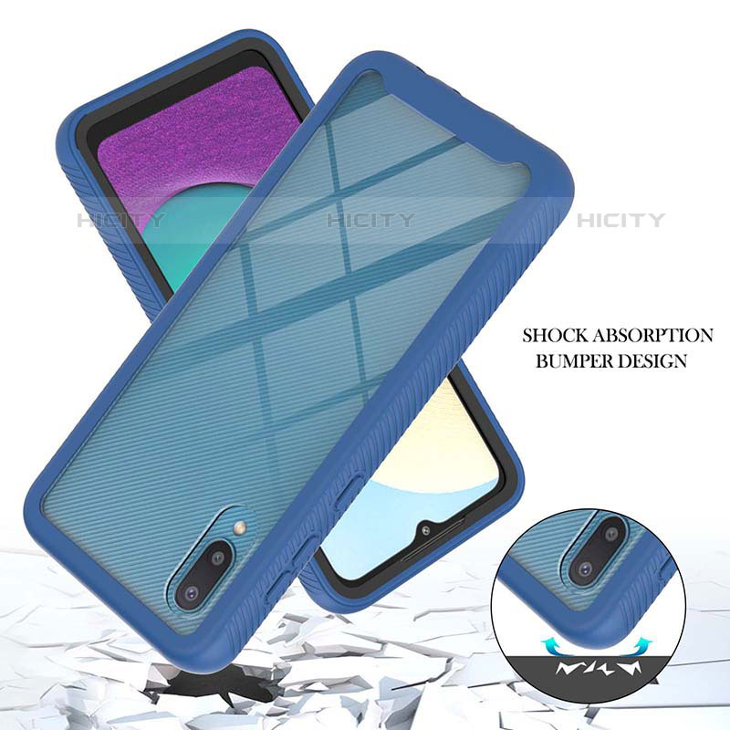 Coque Contour Silicone et Plastique Housse Etui Protection Integrale 360 Degres U03 pour Samsung Galaxy M02 Plus