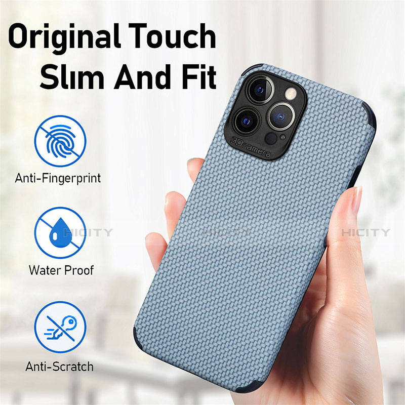 Coque Contour Silicone et Plastique Housse Etui Protection Integrale 360 Degres U04 pour Apple iPhone 13 Pro Max Plus