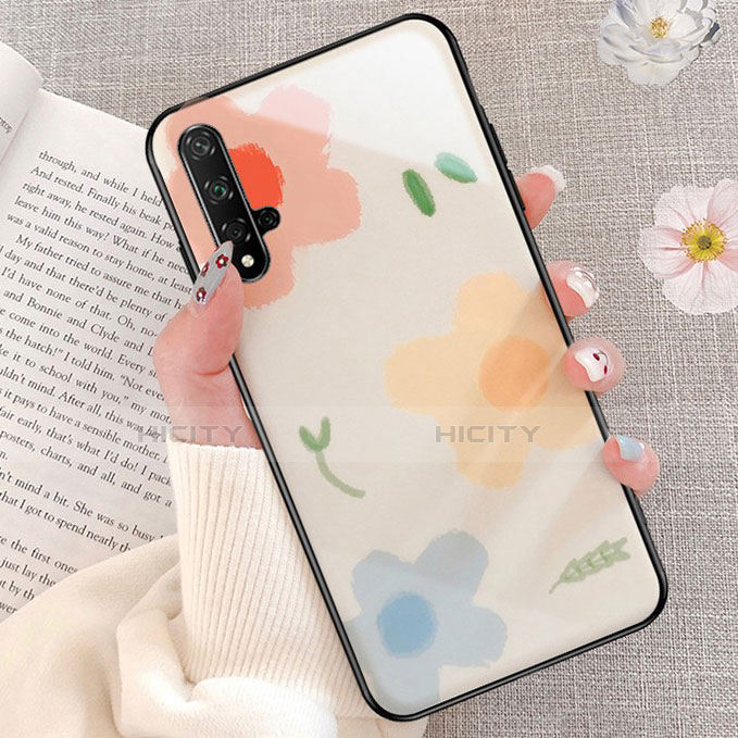 Coque Contour Silicone et Vitre Motif Fantaisie Miroir Etui Housse D01 pour Huawei Honor 20S Plus