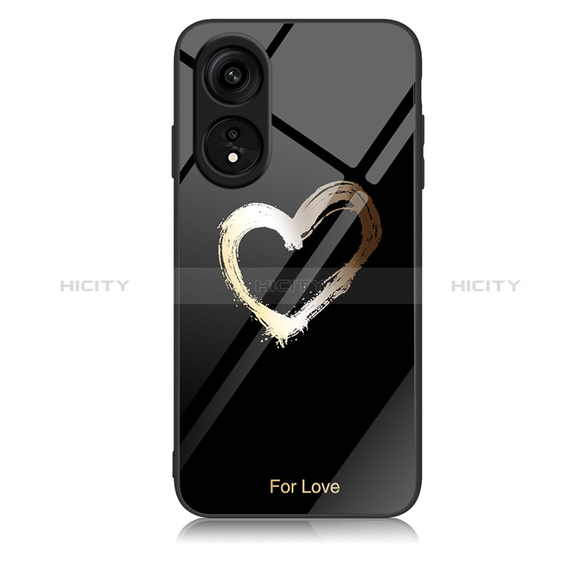 Coque Contour Silicone et Vitre Motif Fantaisie Miroir Etui Housse JM1 pour Huawei Honor X5 Plus Noir Plus