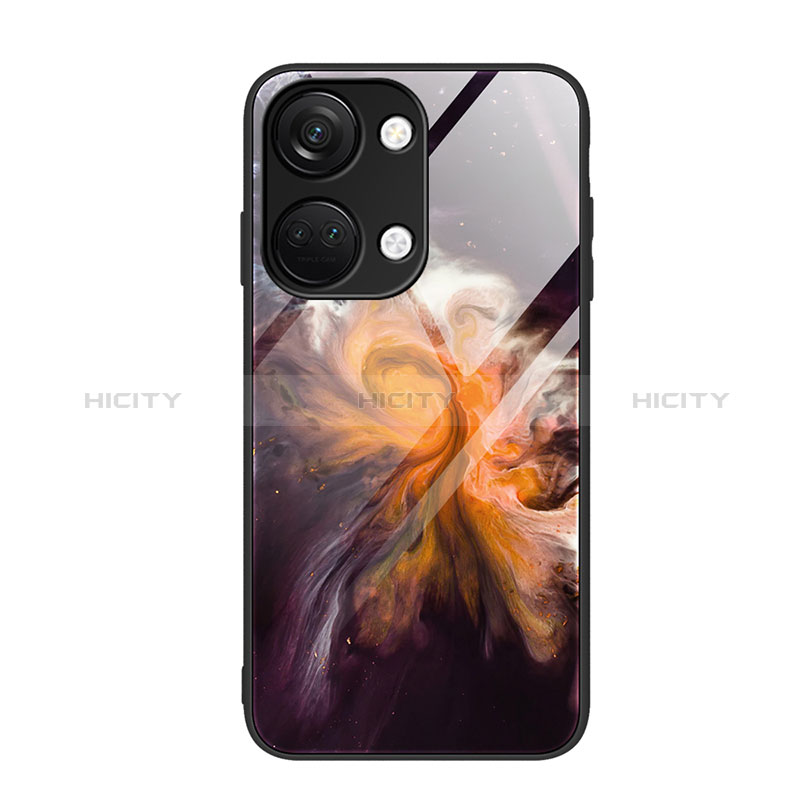 Coque Contour Silicone et Vitre Motif Fantaisie Miroir Etui Housse JM1 pour OnePlus Nord 3 5G Plus