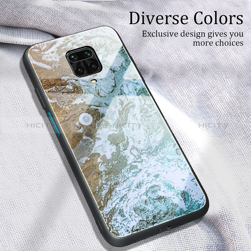 Coque Contour Silicone et Vitre Motif Fantaisie Miroir Etui Housse JM1 pour Xiaomi Poco M2 Pro Plus