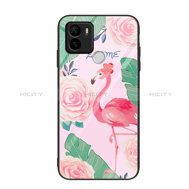 Coque Contour Silicone et Vitre Motif Fantaisie Miroir Etui Housse JM1 pour Xiaomi Redmi A1 Plus Plus