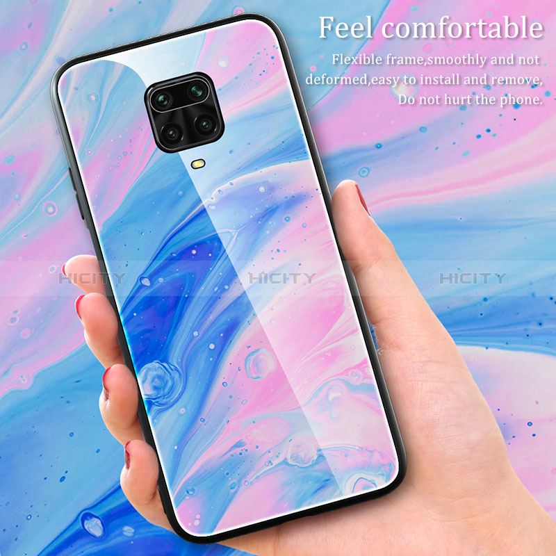 Coque Contour Silicone et Vitre Motif Fantaisie Miroir Etui Housse JM1 pour Xiaomi Redmi Note 9 Pro Max Plus