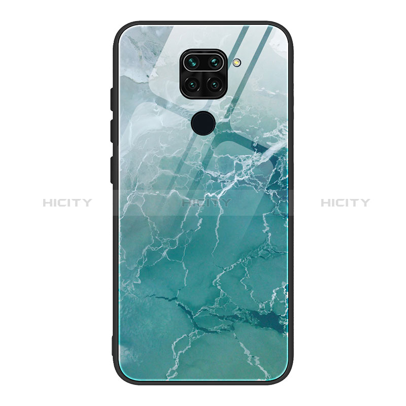 Coque Contour Silicone et Vitre Motif Fantaisie Miroir Etui Housse JM1 pour Xiaomi Redmi Note 9 Vert Plus