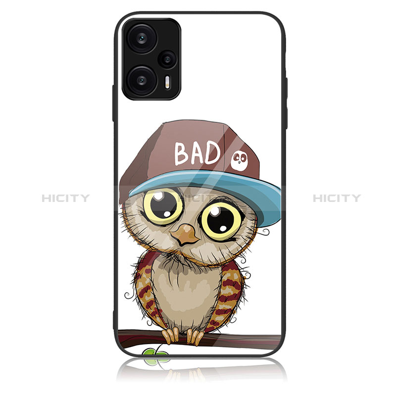 Coque Contour Silicone et Vitre Motif Fantaisie Miroir Etui Housse JM2 pour Xiaomi Redmi Note 12 Turbo 5G Plus