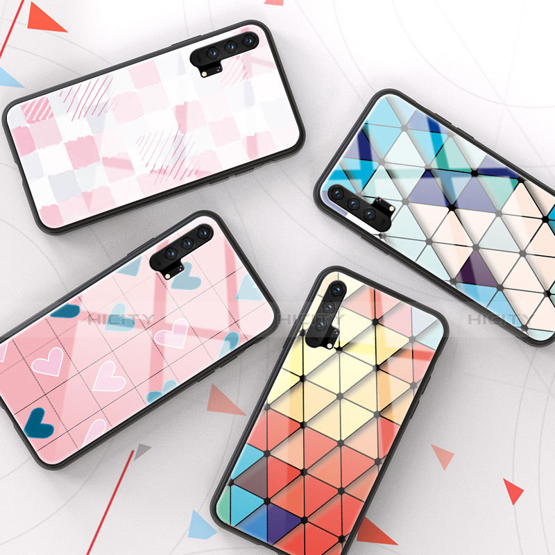 Coque Contour Silicone et Vitre Motif Fantaisie Miroir Etui Housse K02 pour Huawei Honor 20 Pro Plus